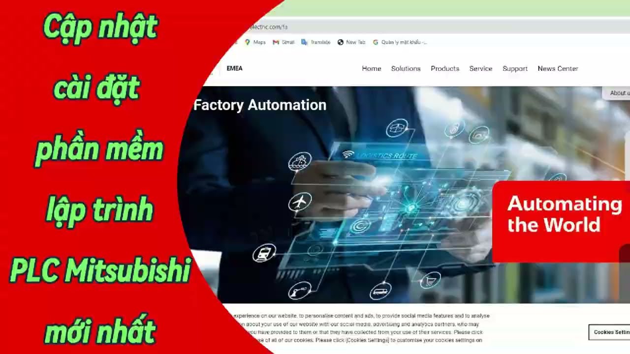 Cập nhật cài đặt phần mềm lập trình PLC Mitsubishi mới nhất