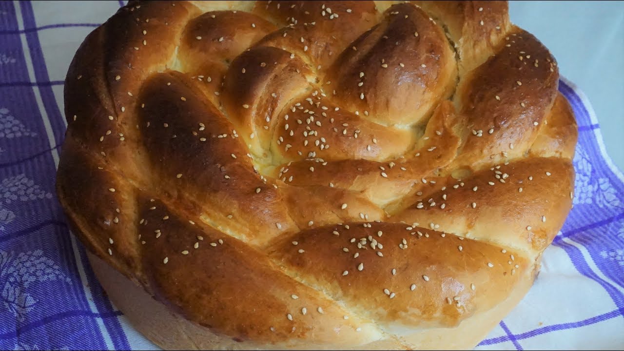 Пышный быстрый сдобный хлеб  ПОГАЧА без расстойки/POGAČA
