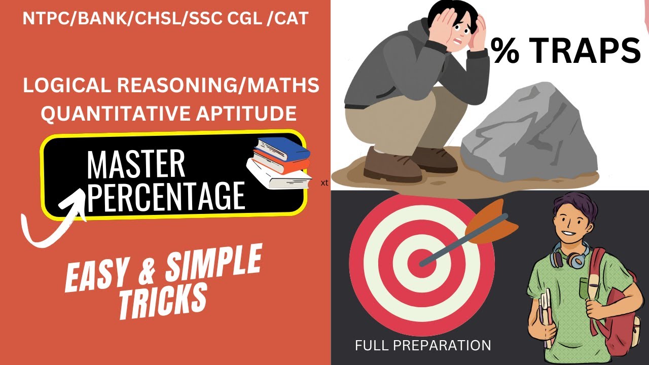 PERCENTAGE (part-2) - PYQ SSC CGL +IBPS PO🔥 GUARANTEED 3 QUESTIONS 🔥💯