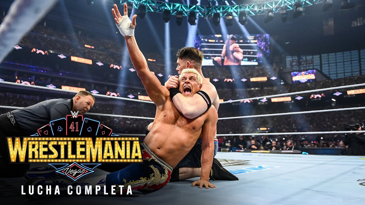 LUCHA COMPLETA: John Cena vs. Cody Rhodes | Campeonato Indiscutido de WWE: WrestleMania 41