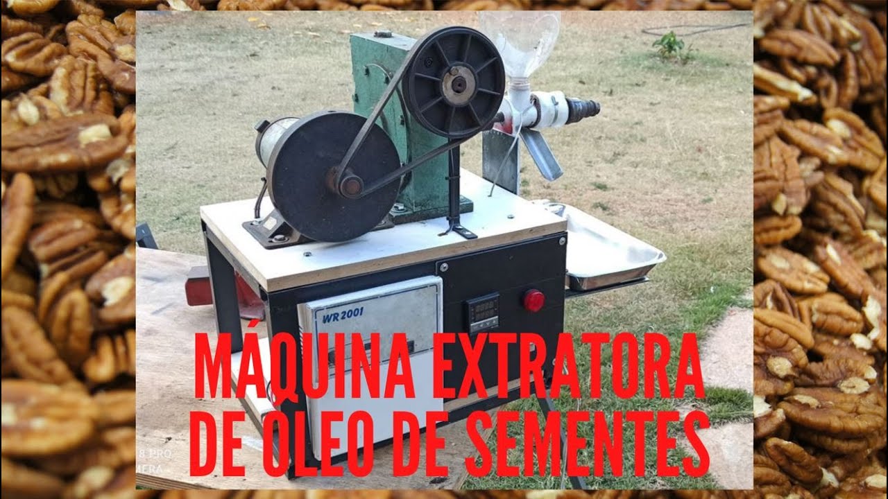 Máquina para extrair óleo de sementes - tipo Piteba
