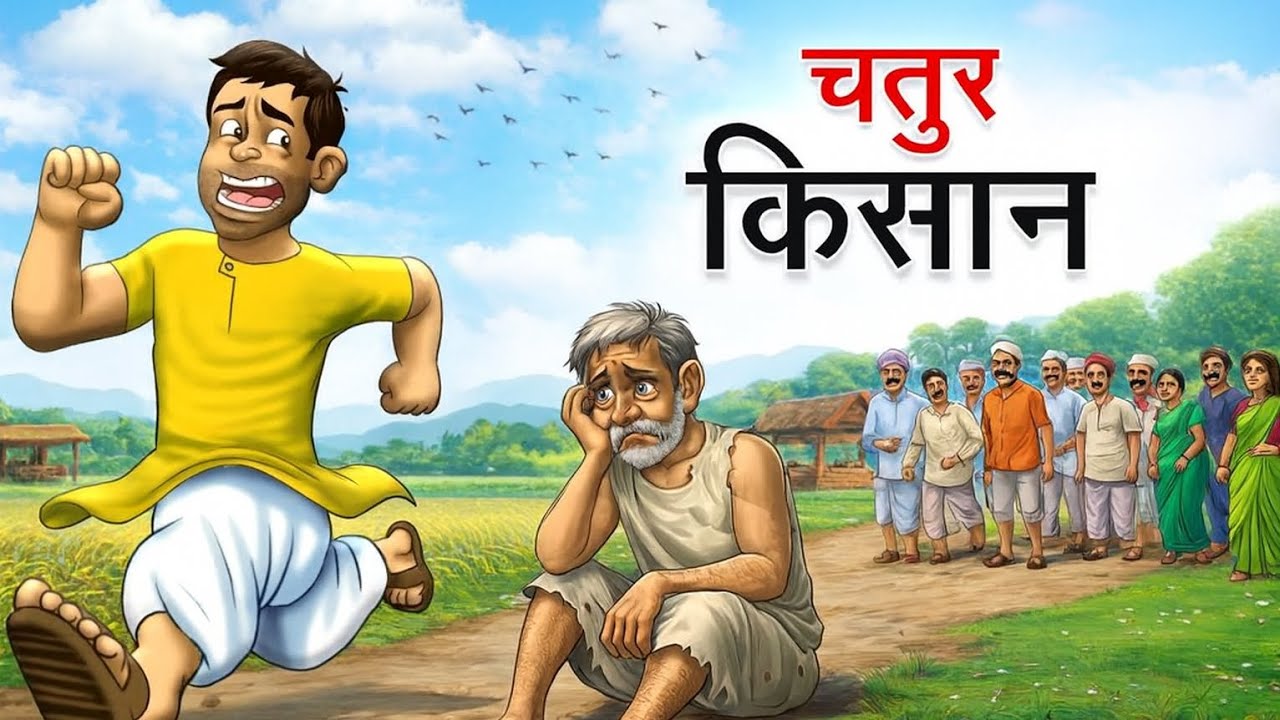 किसान का शातिर दिमाग | Hindi Story | Hindi Kahani | Moral Stories | cartoon story