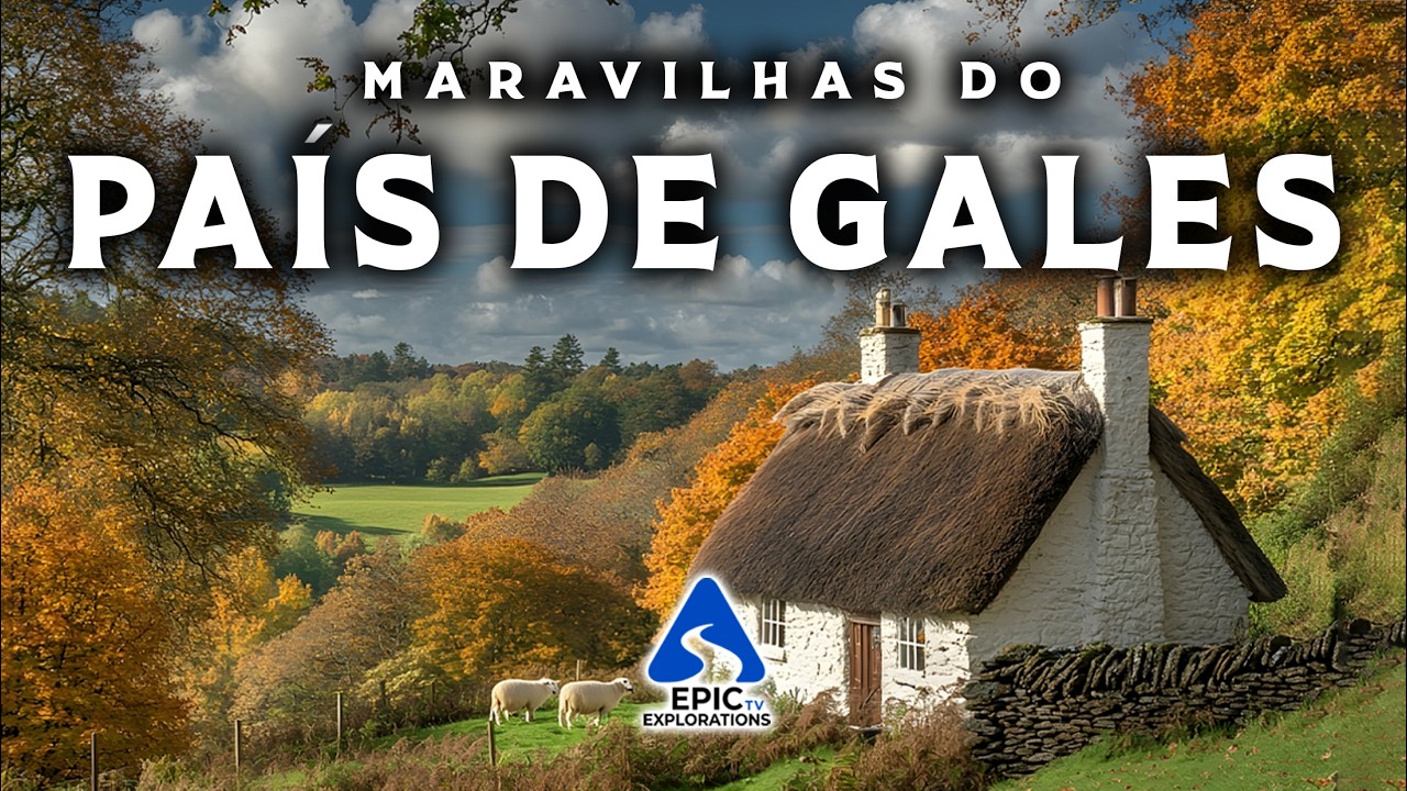 Maravilhas Do País de Gales | Os Lugares mais Incríveis do País de Gales | 4K Guia de Viagem