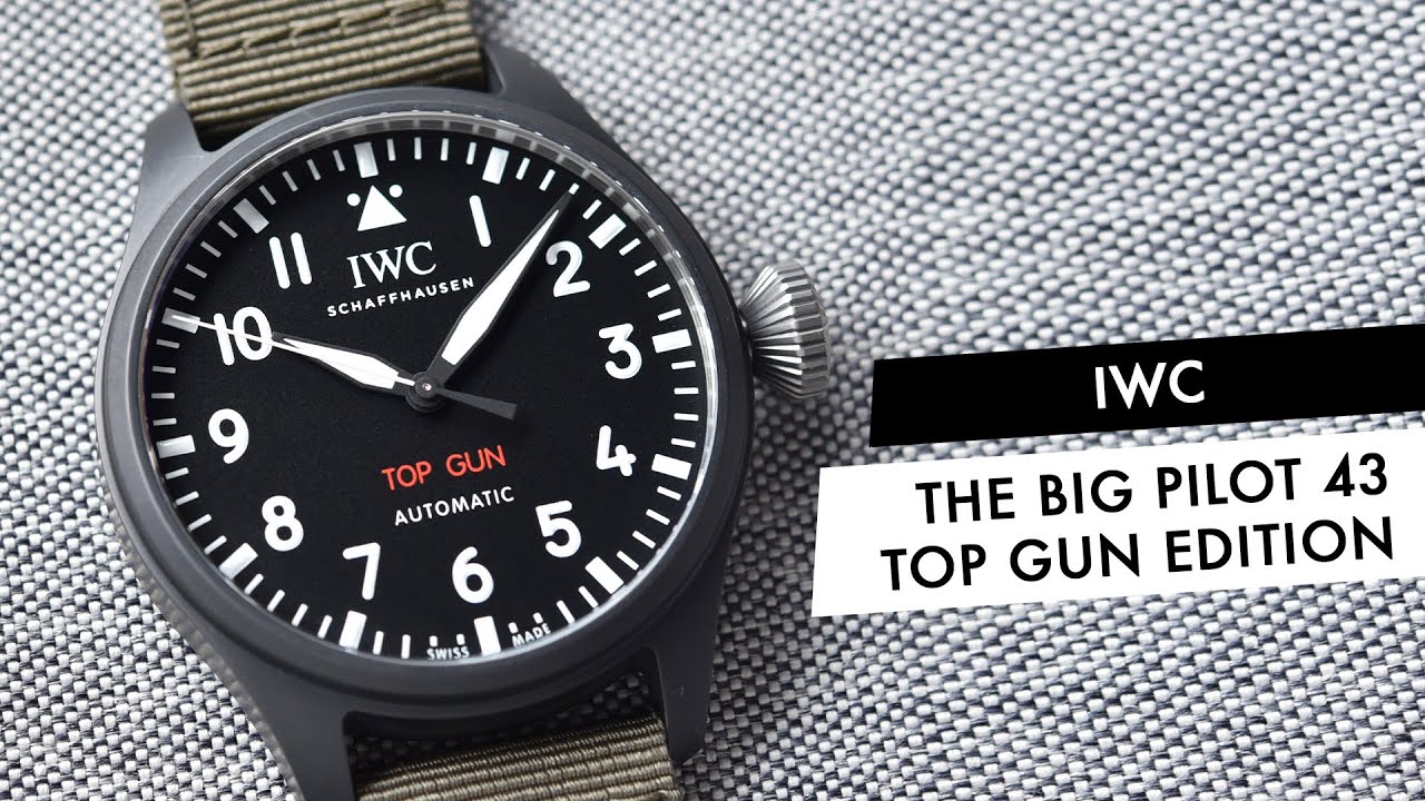 ОБЗОР: Часы IWC Big Pilot’s Watch 43 TOP GUN Ceramic