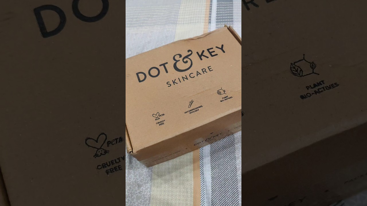 Dot and key unboxing haul #skincare #unboxingvideo #unboxing #dotandkey #satisfying #shortvideo #1m