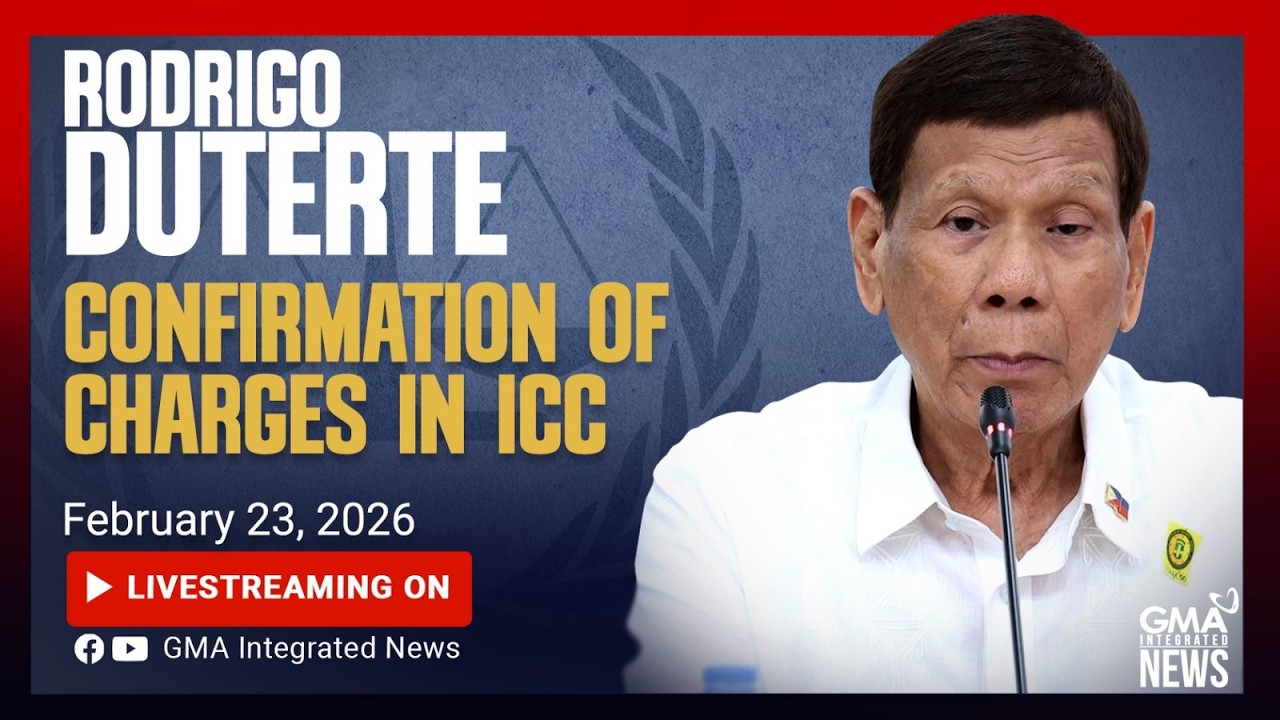 LIVE - Rodrigo Duterte confirmation of charges hearing in ICC | GMA Regional TV