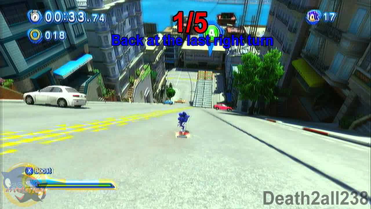 Sonic Generations: Red Star Ring Guide - City Escape