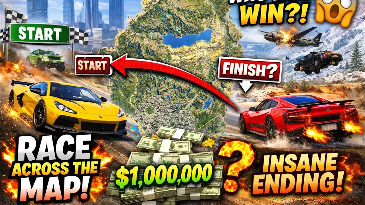 I Tried This 69.6969% Racing Across The Whole GTA 5 Map… This Happened!