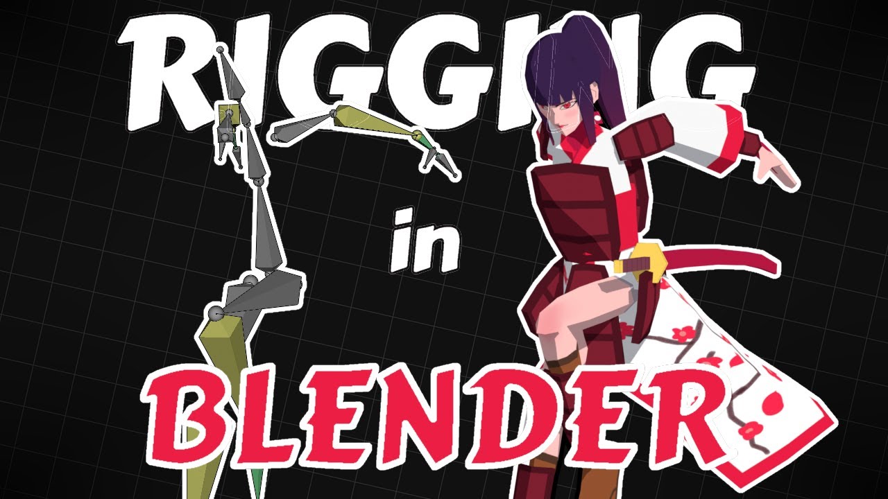 RIGGING LOW POLY CHARACTERS in BLENDER