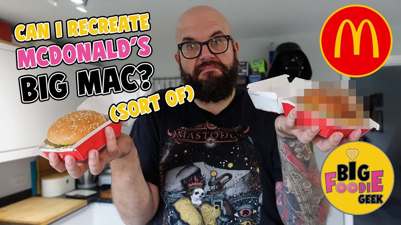 Can I recreate the MCDONALD'S BIG MAC? (sort of) | Includes bonus Banana Milkshake recipe