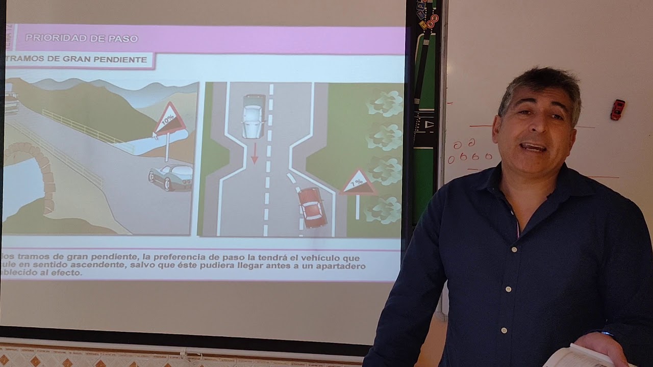 Clases teóricas permiso b Autoescuela Rápid. PRIORIDADES