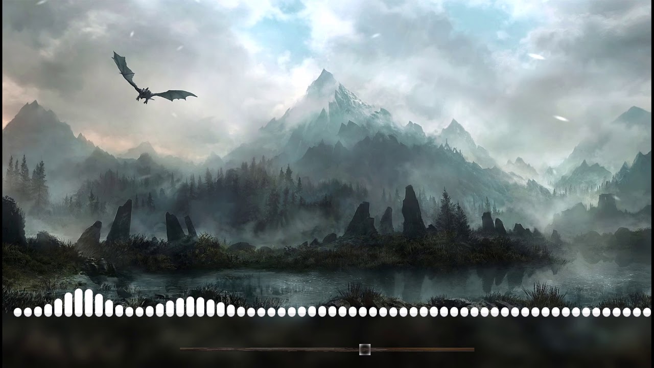 Wind Echoes - Skyrim Landscape - Music by DragonStern