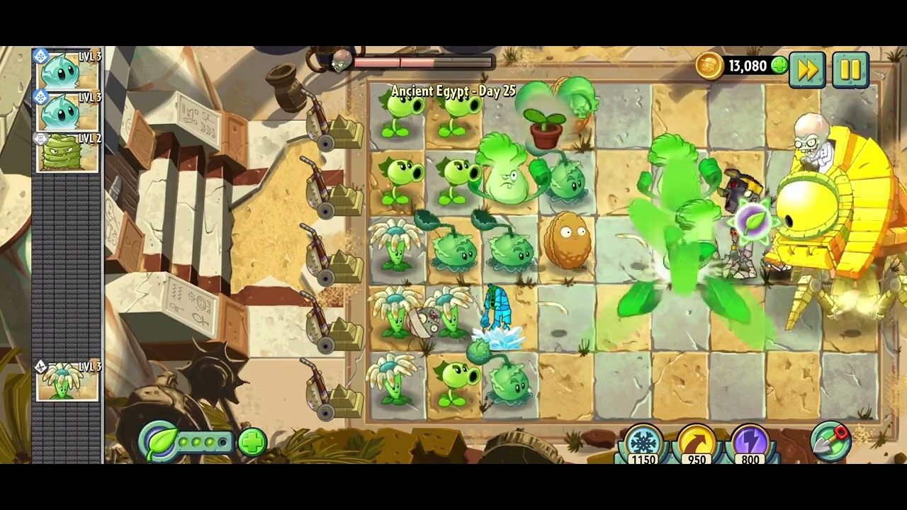 Boss Ancient Egypt so easy#plantsvszombies #boss#funny  