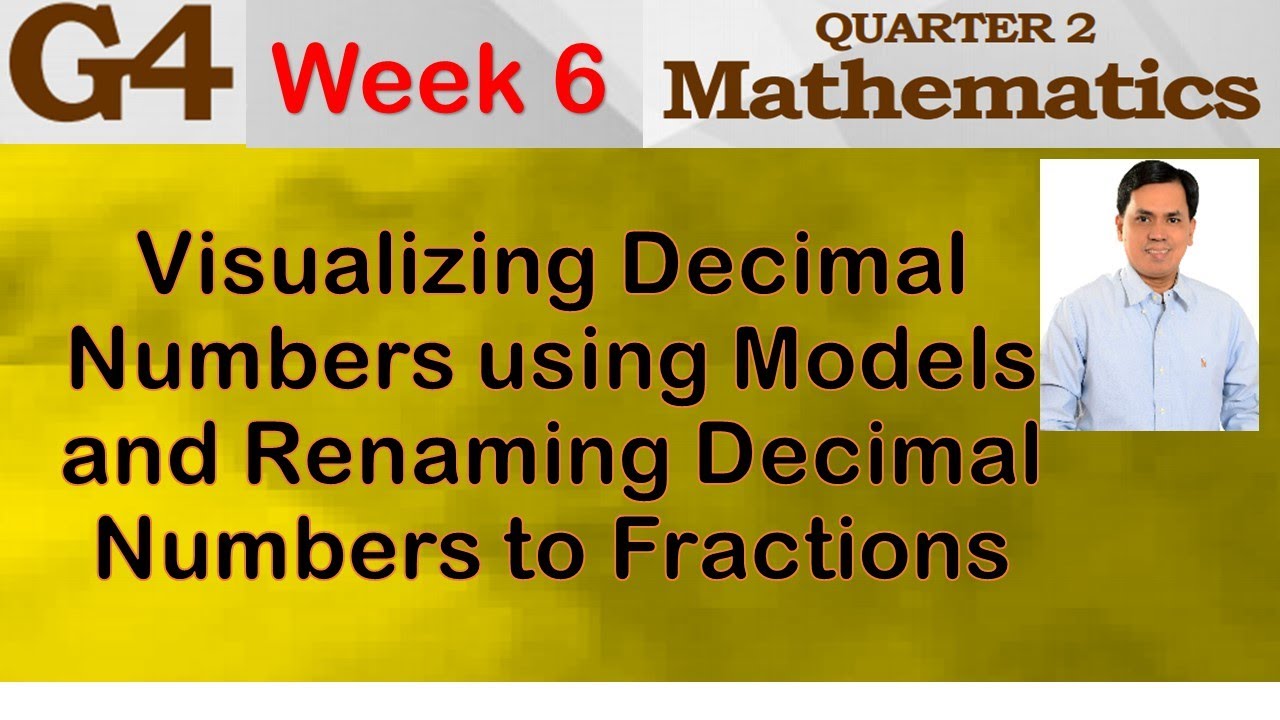 VISUALIZING DECIMAL NUMBERS USING MODELS AND RENAMING DECIMAL NUMBERS TO FRACTIONS | WEEK 6 GRADE 4