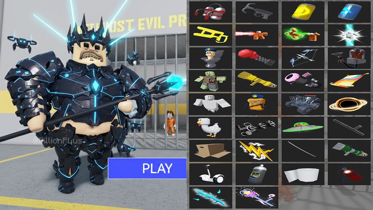 All Items Unlocked BARRY'S PRISON RUN OBBY HARD MODE - Roblox New Update All Morphs Full Gameplay
