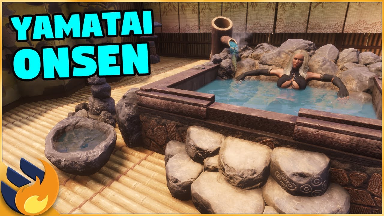 BUILD A SPA! - Yamatai Onsen Set Showcase | Conan Exiles |