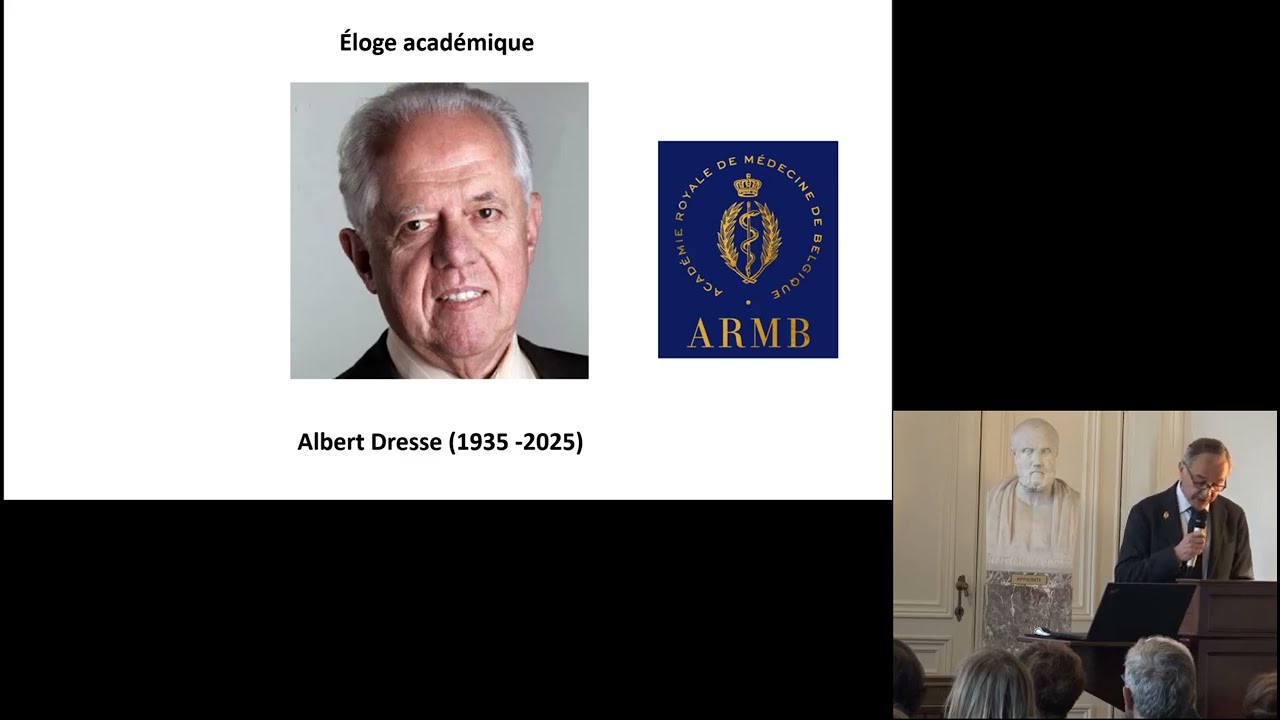 Éloge académique de feu le Pr Albert Dresse, ancien Président, par le Pr André Scheen