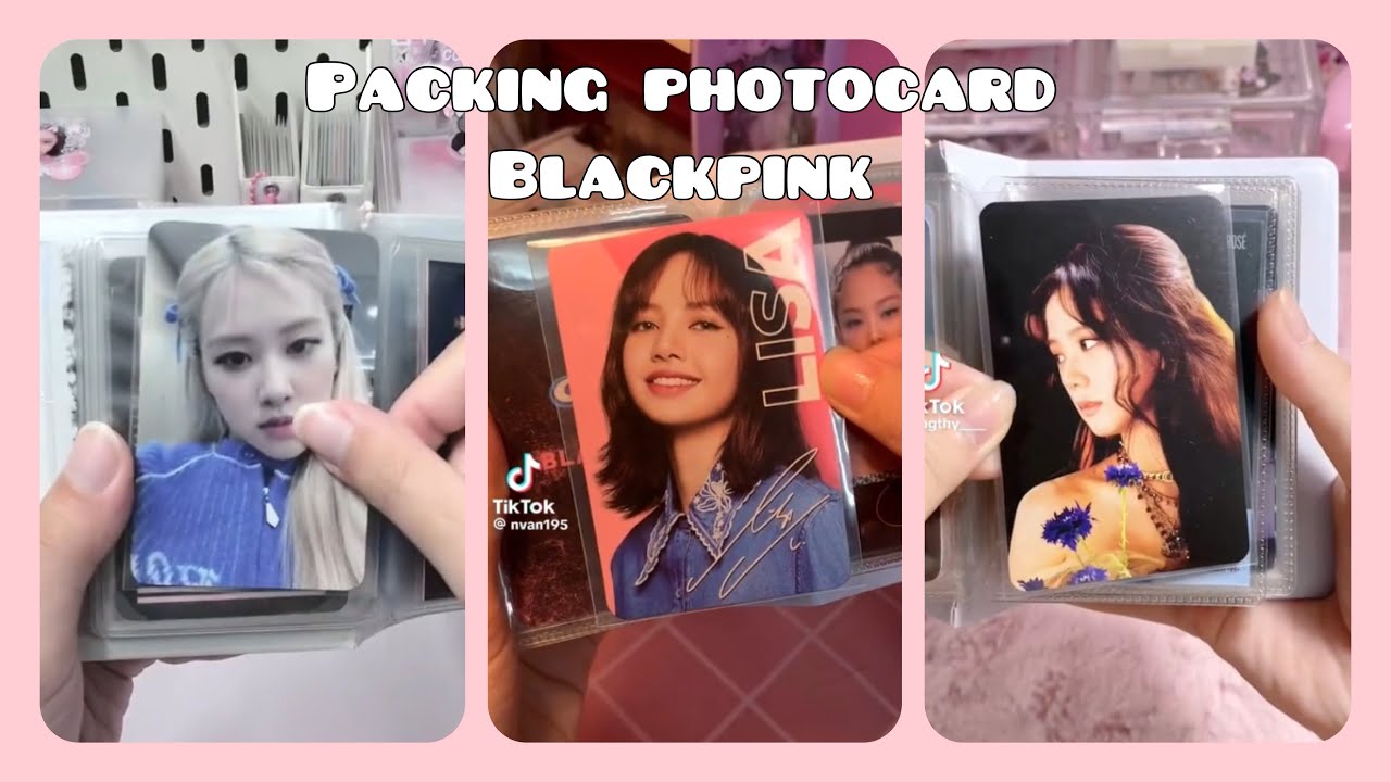 Packing photocard BlackPink | Chunnie
