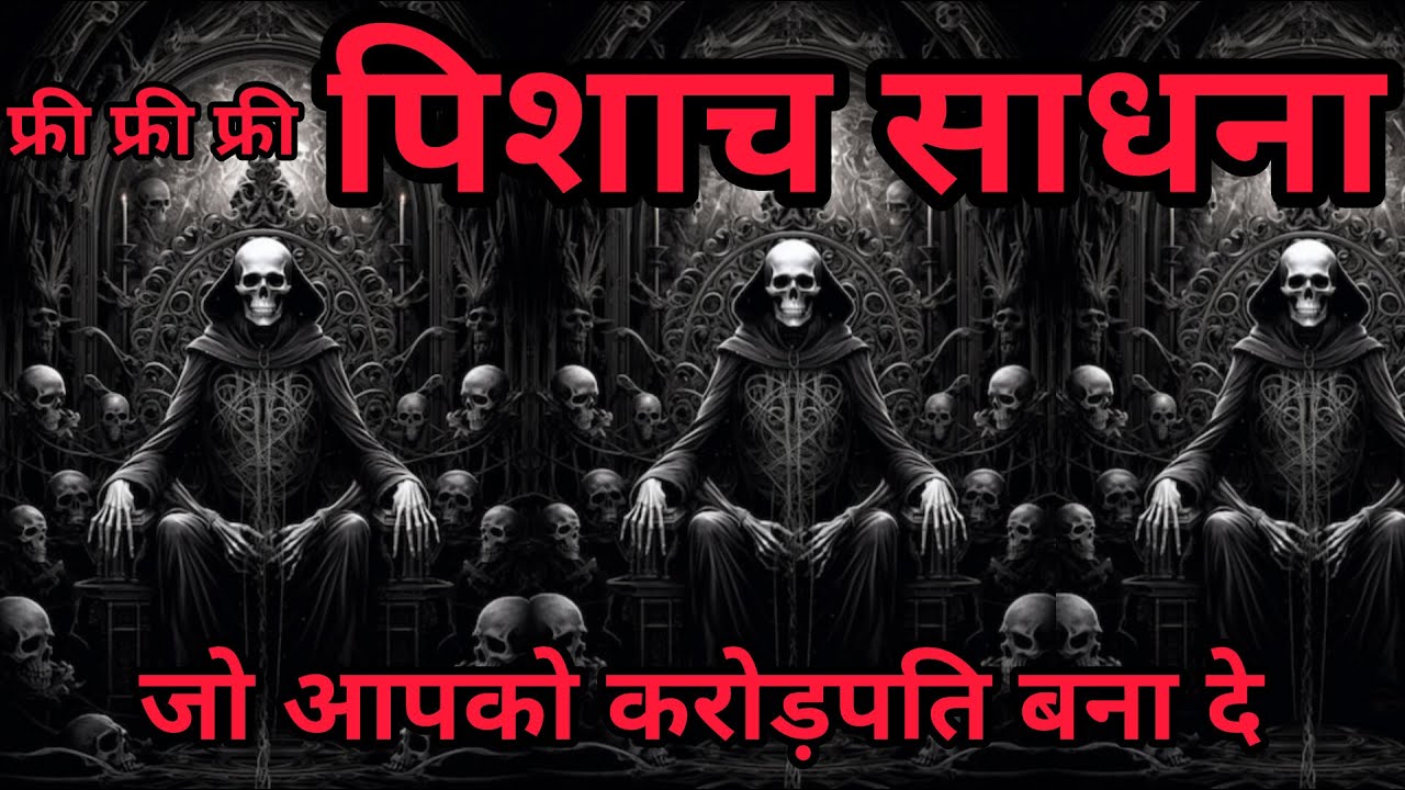 फ्री फ्री फ्री पिशाच साधना जो आपको करोडपति बना दे pishach Sadhna jo aapko karodpati banaa De #sadhna