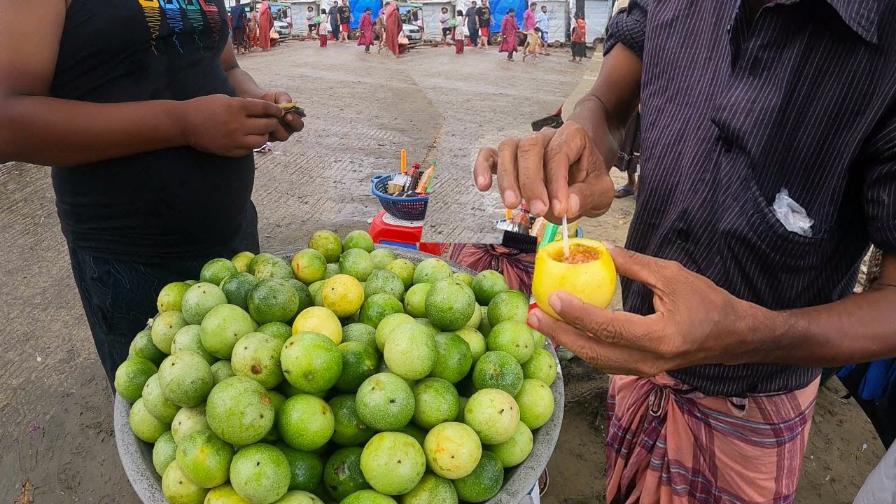 টেস্টি মাসালা ফ্রুট আনারকলি & ইয়াম্মি নেসলে হট কফি! স্ট্রিট ফুড কক্সবাজার  ! Bangladeshi street food
