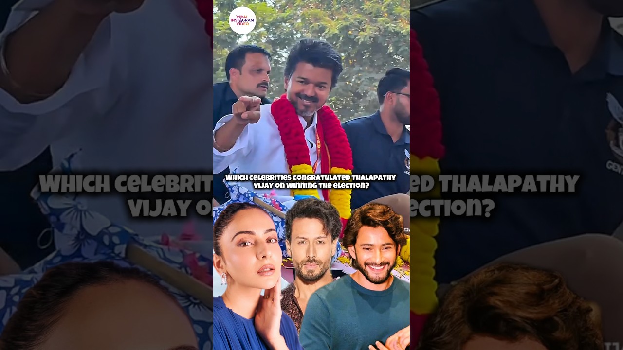 Celebrities React to Vijay&rsquo;s Historic Election Win 2026 #trending #election