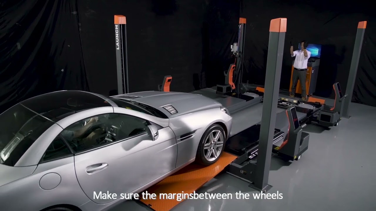 X 931 | Contactless Wheel Aligner Operation Video | LAUNCH