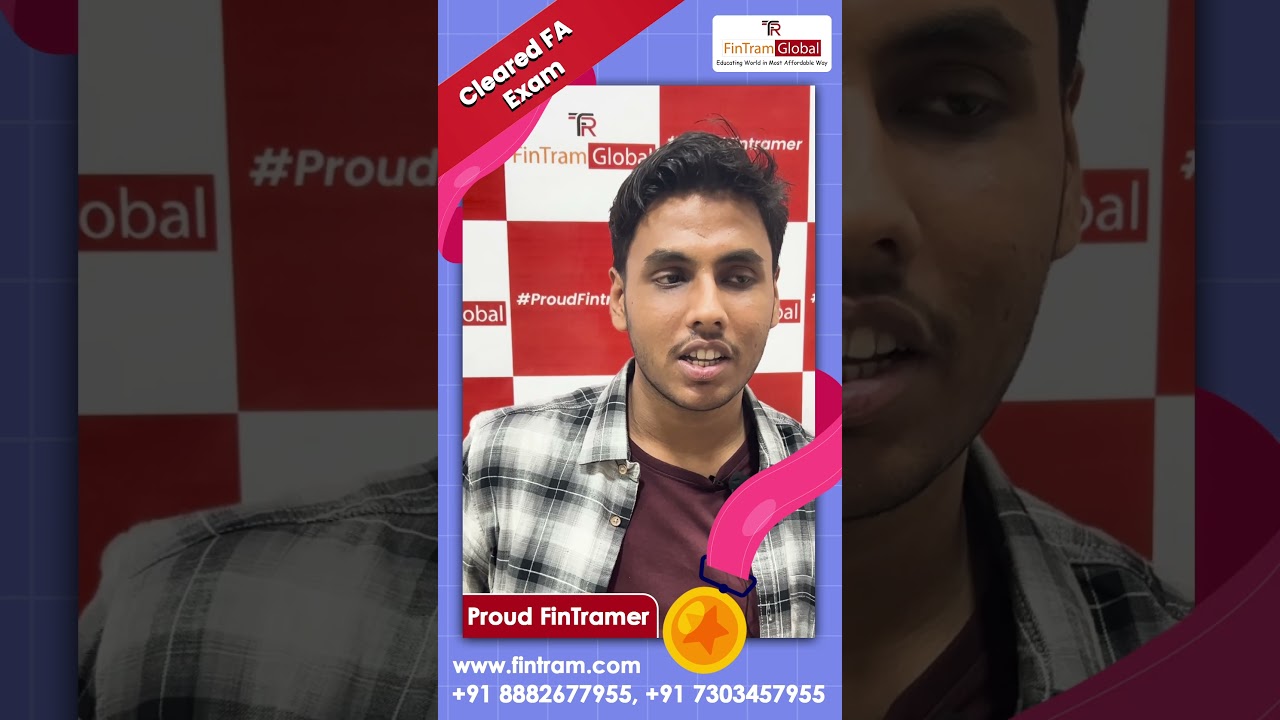 Congratulations Ayush on Passing Your ACCA FA Exam | Proud Fintramer Moment | Best ACCA Classes