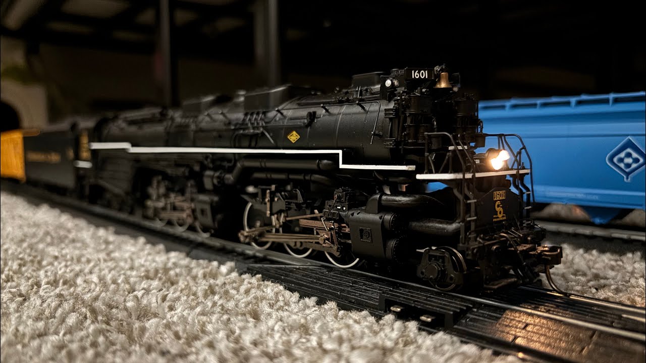 Rivarossi Allegheny 2-6-6-6 H-8 Class C&O 1601 with DCC & Sound 2024 Review Ho scale train