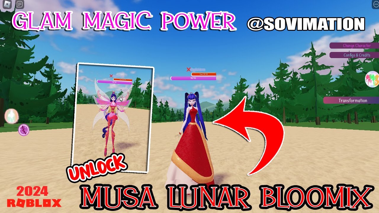 Musa Lunar Bloomix Skin Unlocked - 2024 - Glam Magic Power - Roblox
