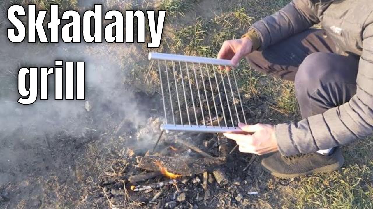 Składany grill turystyczny - Test #1