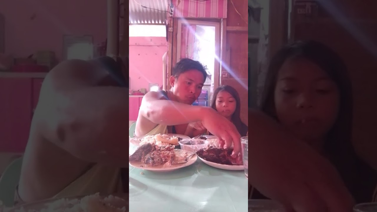 Part 1☺️hi guys Ang ulam natin ay ginataang tilapia na may pinya at pritong tulingan☺️☺️kain tayo 