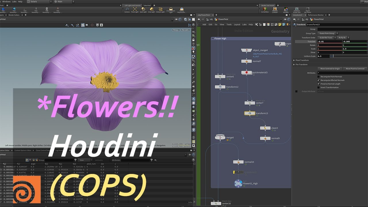 Flowers & Houdini COPs !!