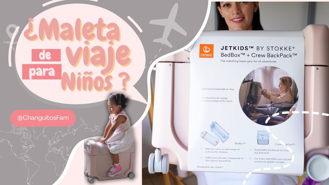 ¿MALETA de VIAJE para NIÑOS ?  🧳✈️💺 compramos la maleta JETKIDS de STOKKE 🧳 😱😱😱🚸🛬