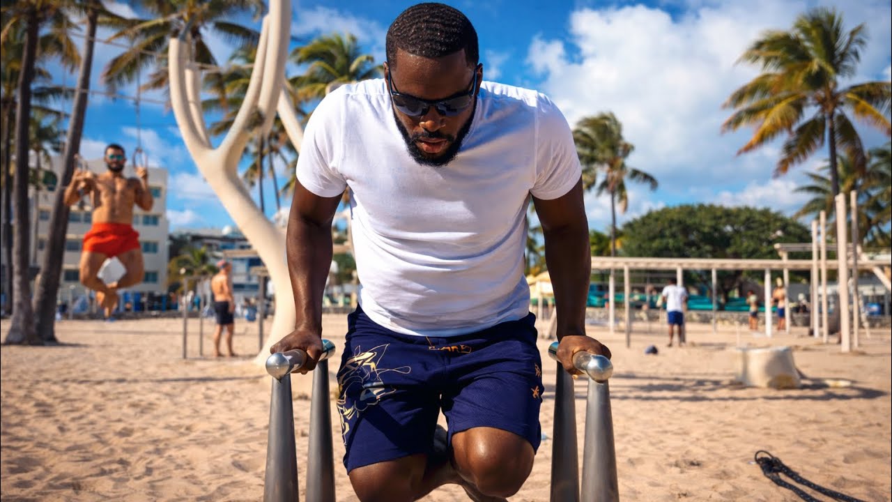 POV: Training at Miami Muscle Beach While It’s Winter Everywhere Else