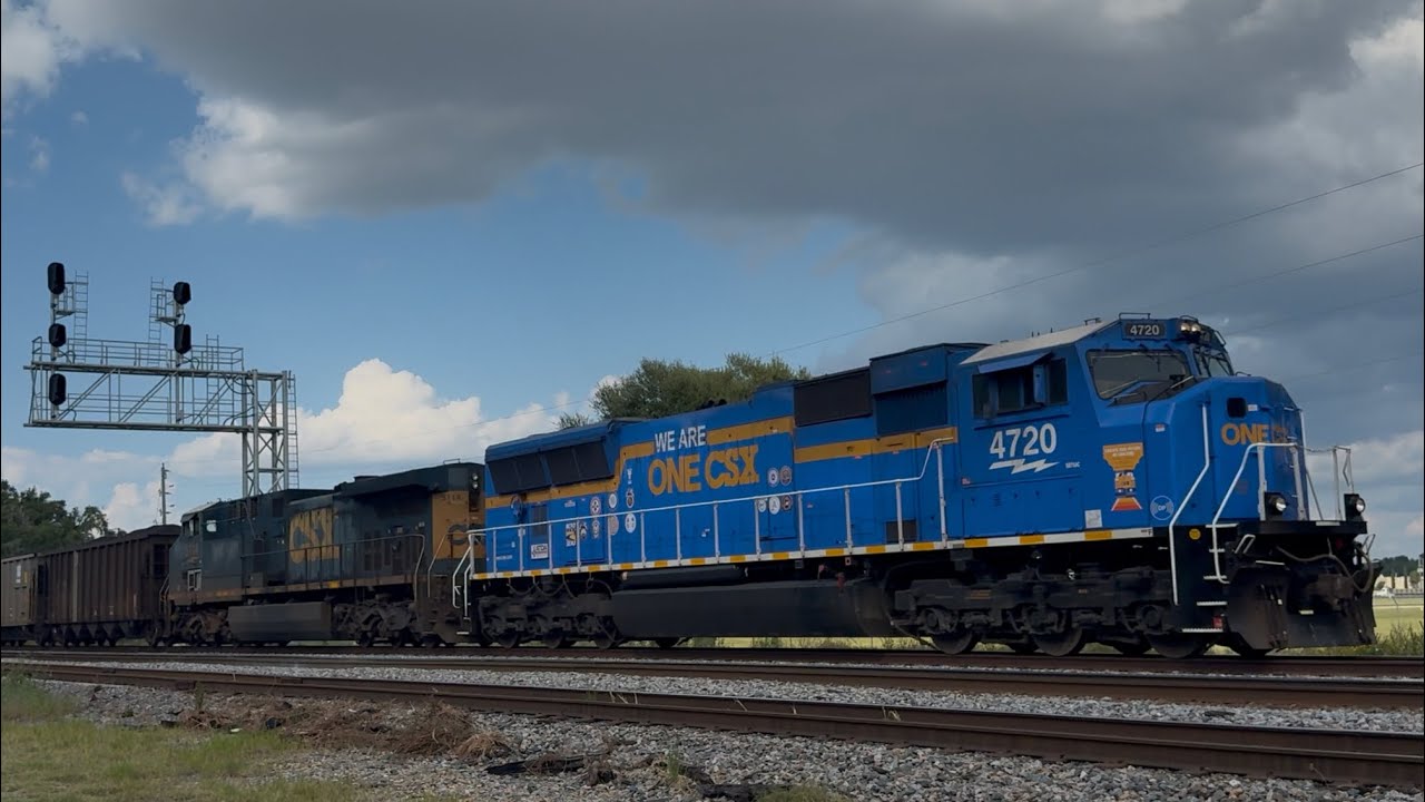 19 trains in 24 hours at Wildwood, FL September 19th 2025 staring C040-18 with CSX 4720 WE ARE ONE 