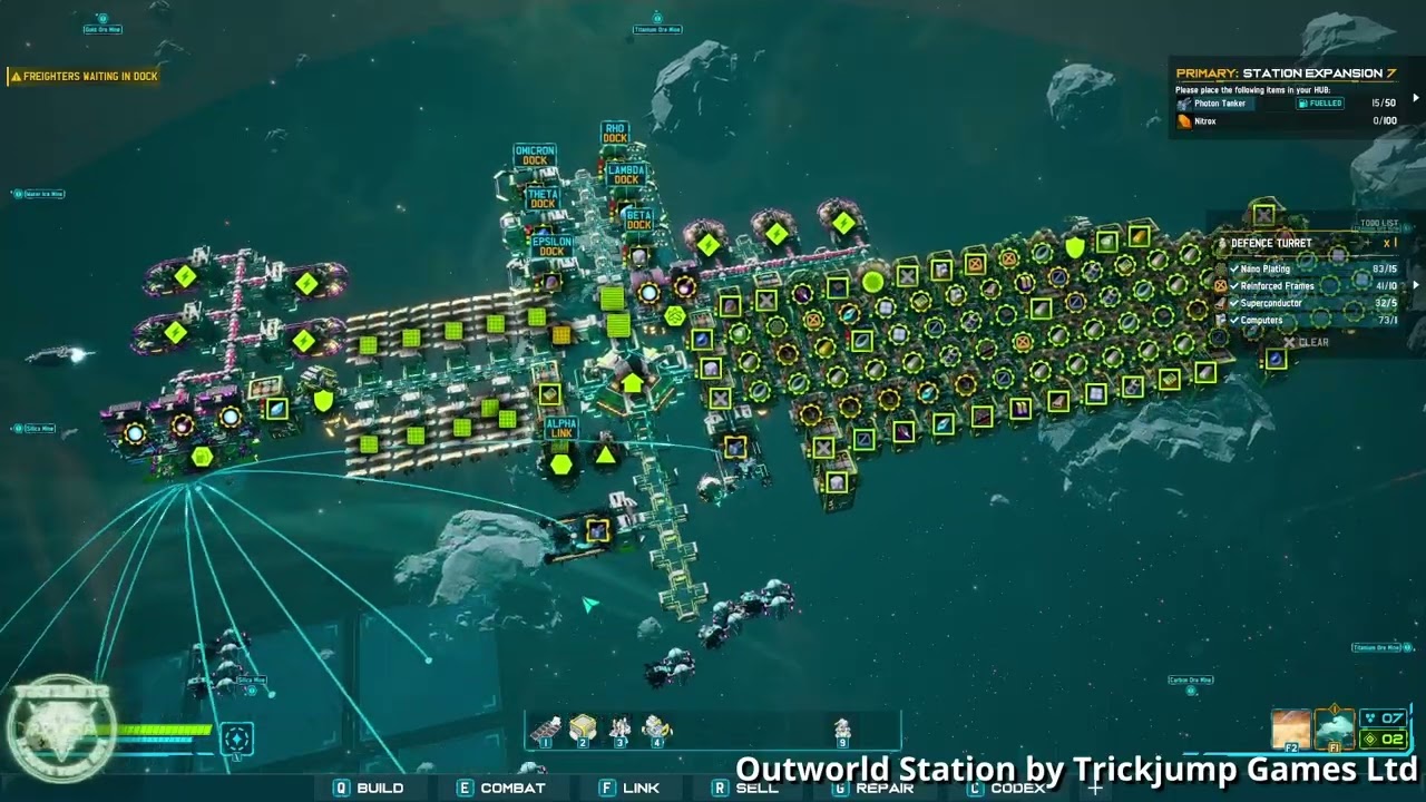 Outworld Station Review: Beltless factory automation... IN SPACE