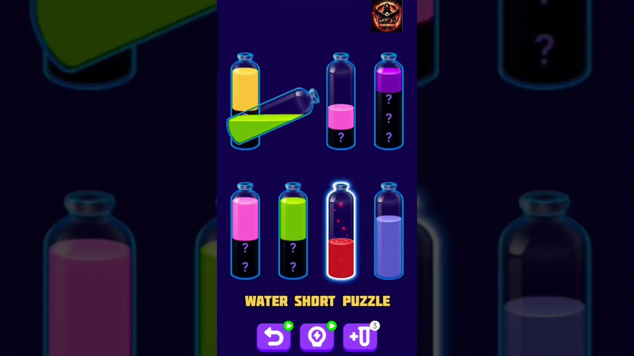 water short puzzle game level -85. #gaming #games #puzzle #sorts