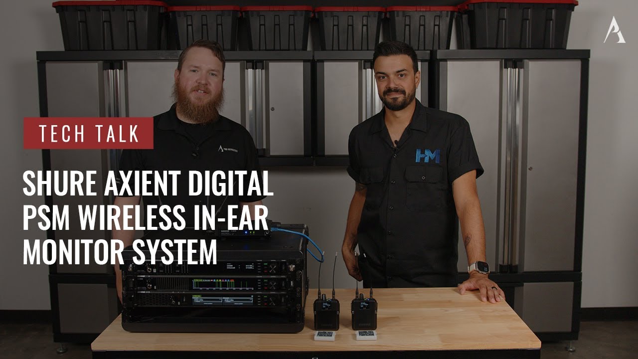 Беспроводная внутриушная система мониторинга Shure Axient Digital PSM в выпуске Pro Acoustics Tec...