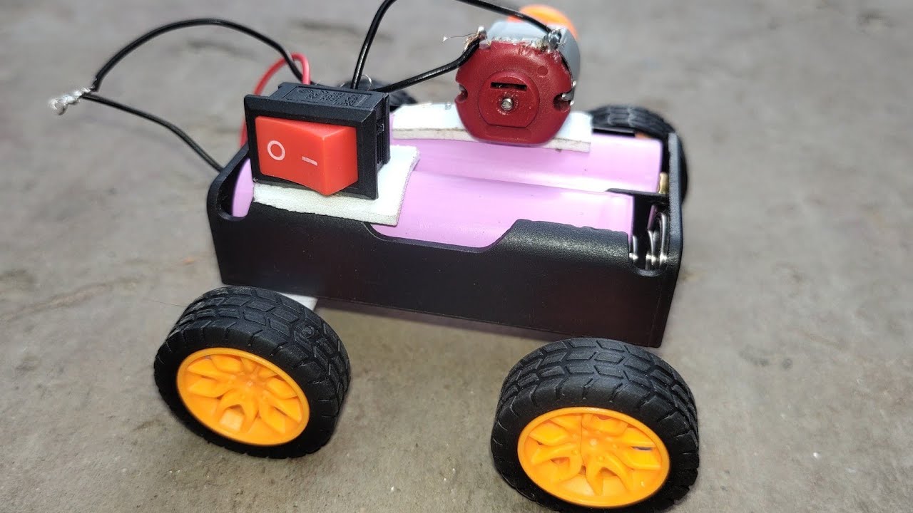 🔥 18650 Battery से बनी Mini Electric Car | Simple DIY Project