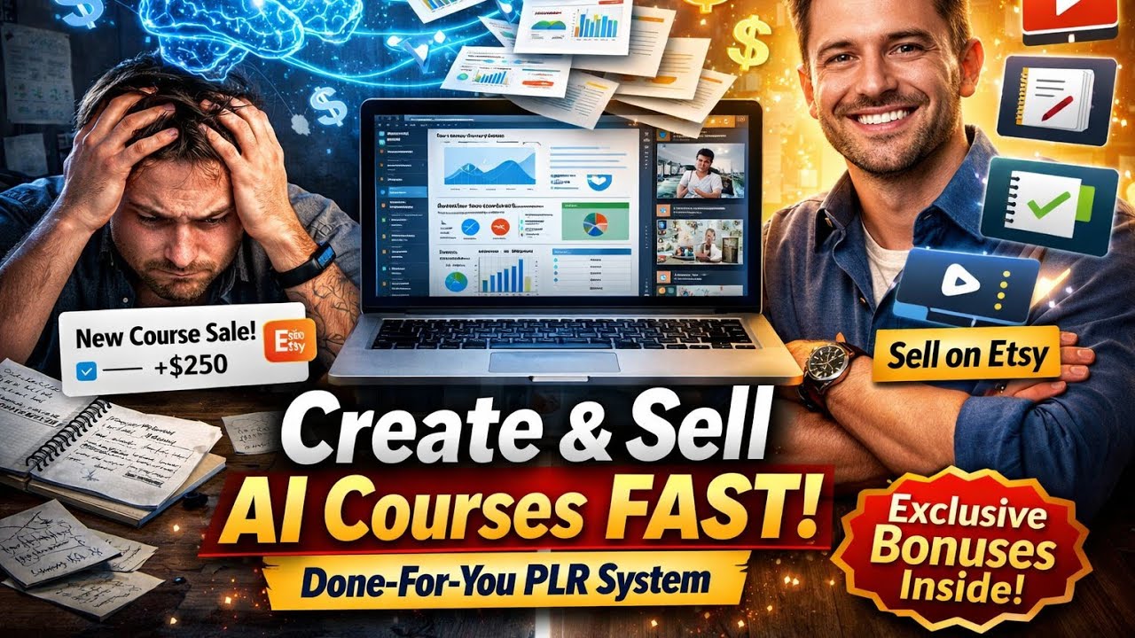 AI-Powered PLR Course Profit System Review | Create & Sell Courses with AI on Etsy (Step-by-Step)