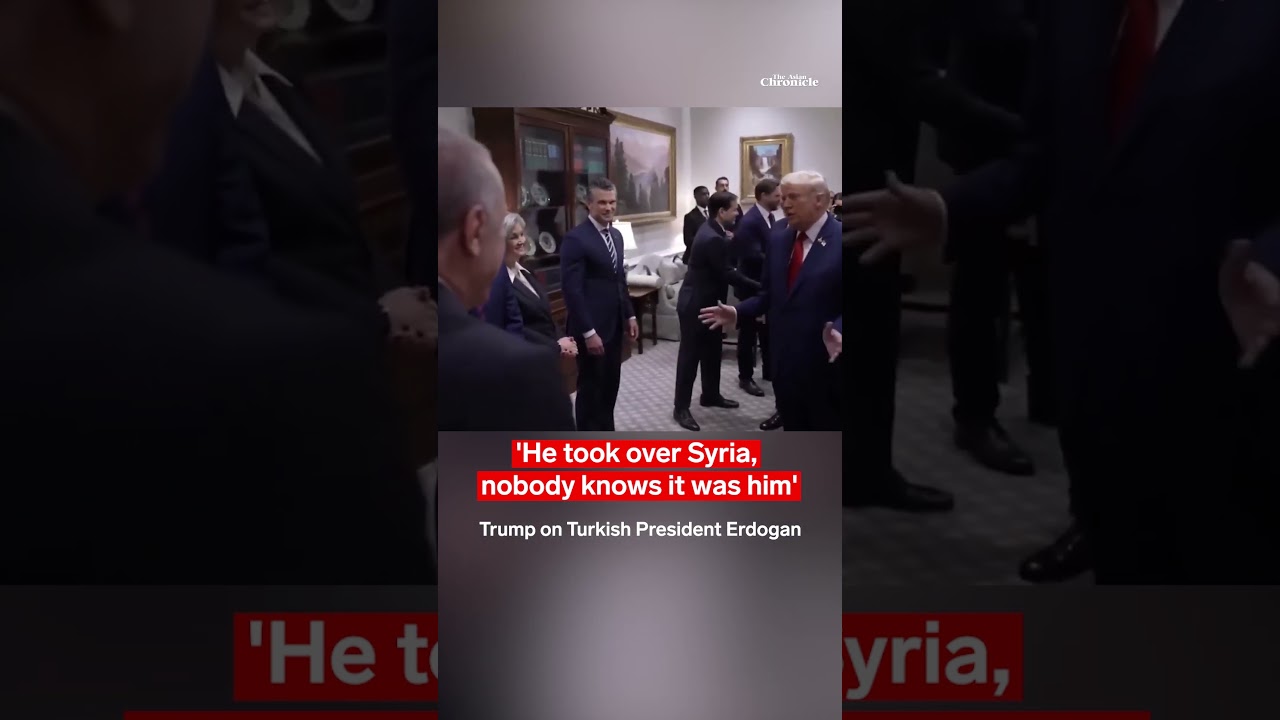 &lsquo;He Took Over Syria, Nobody Knows It Was Him&rsquo;: Trump Praises Erdogan After White House Talks