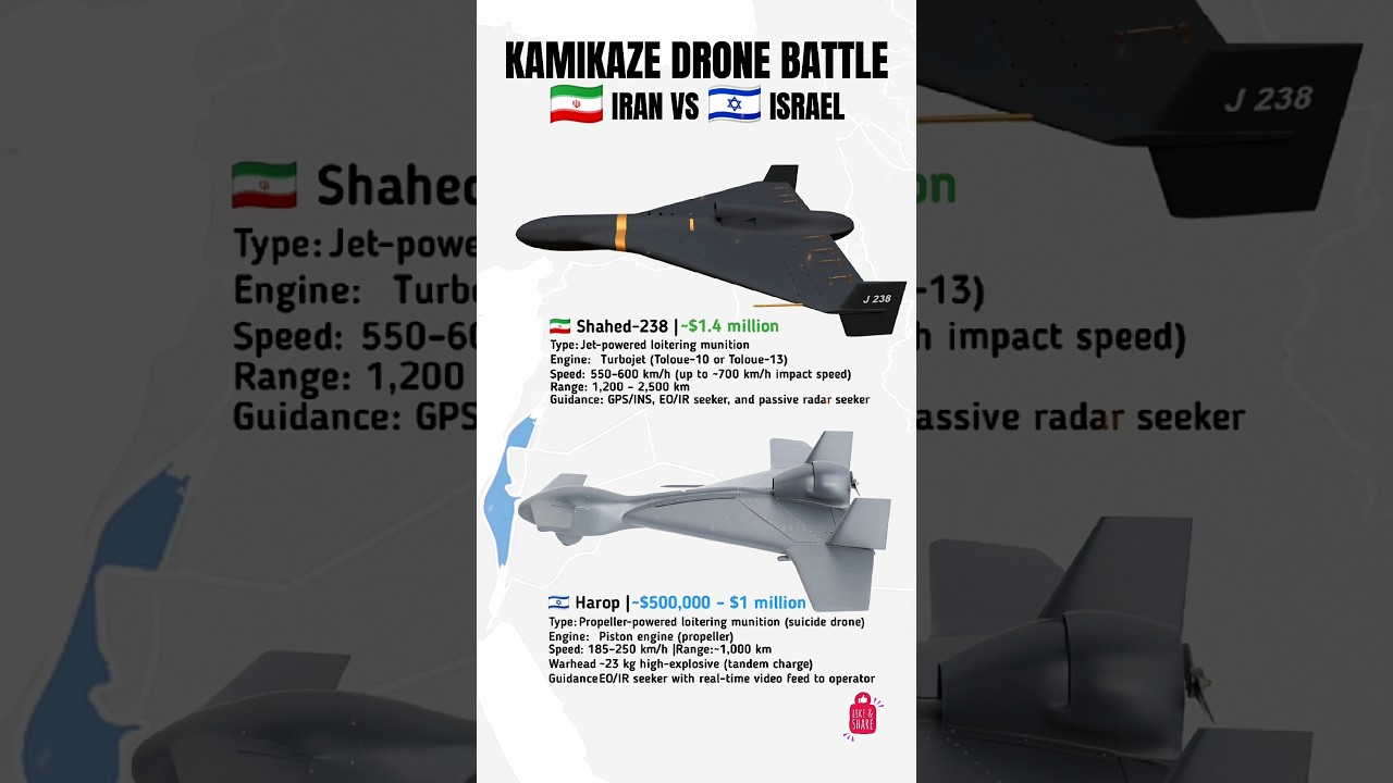 Iran vs Israel &ndash; Kamikaze Drone Battle