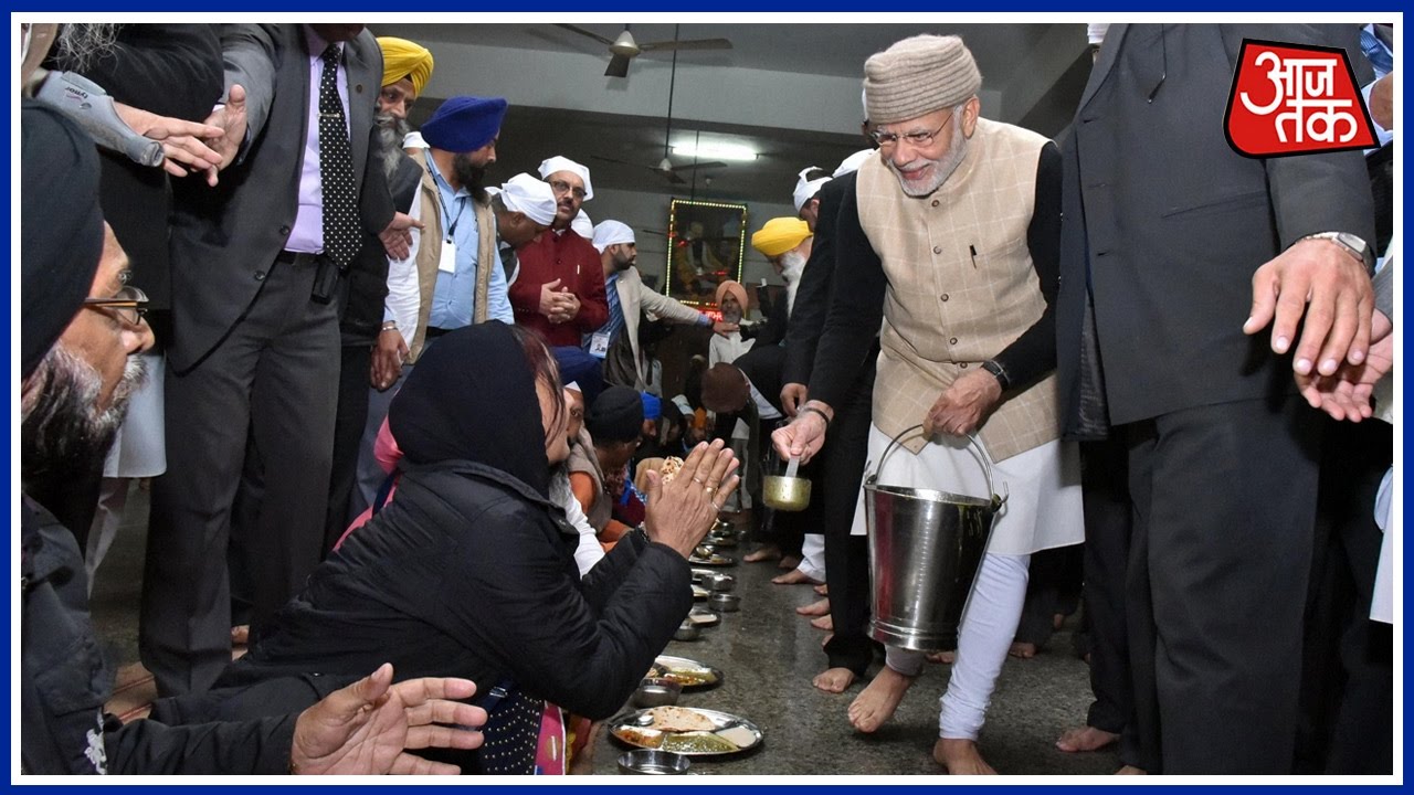 Narendra Modi First PM To Serve Langar At Amritsar's Golden Temple