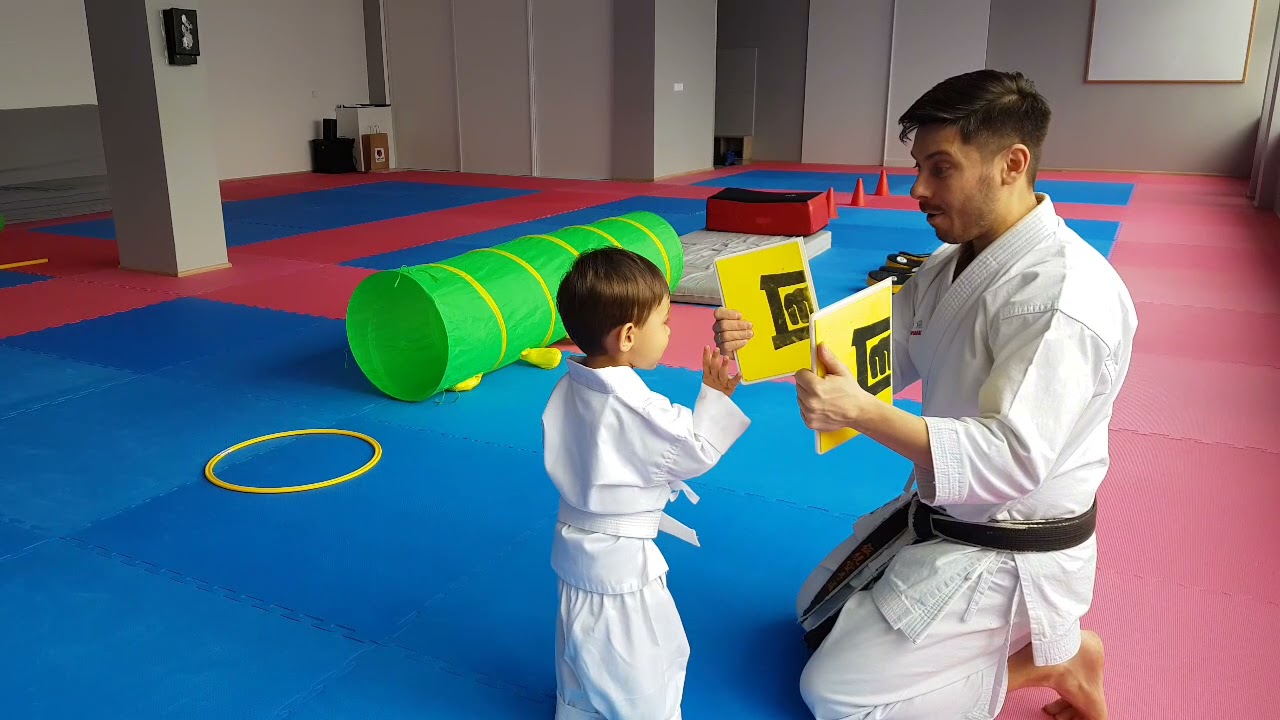 Young karate kid