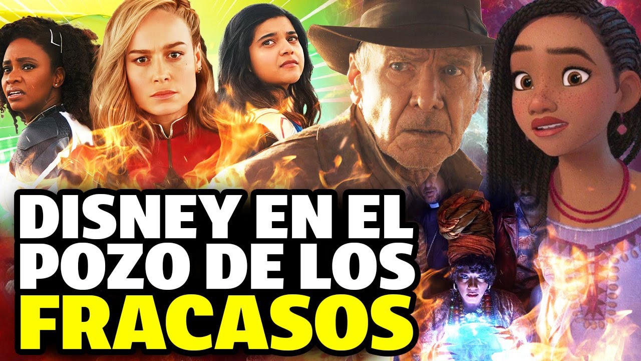 Disney PIERDE 700 millones de d&oacute;lares SOLO en sus pel&iacute;culas WOKE! Fue lo PEOR de 2023!
