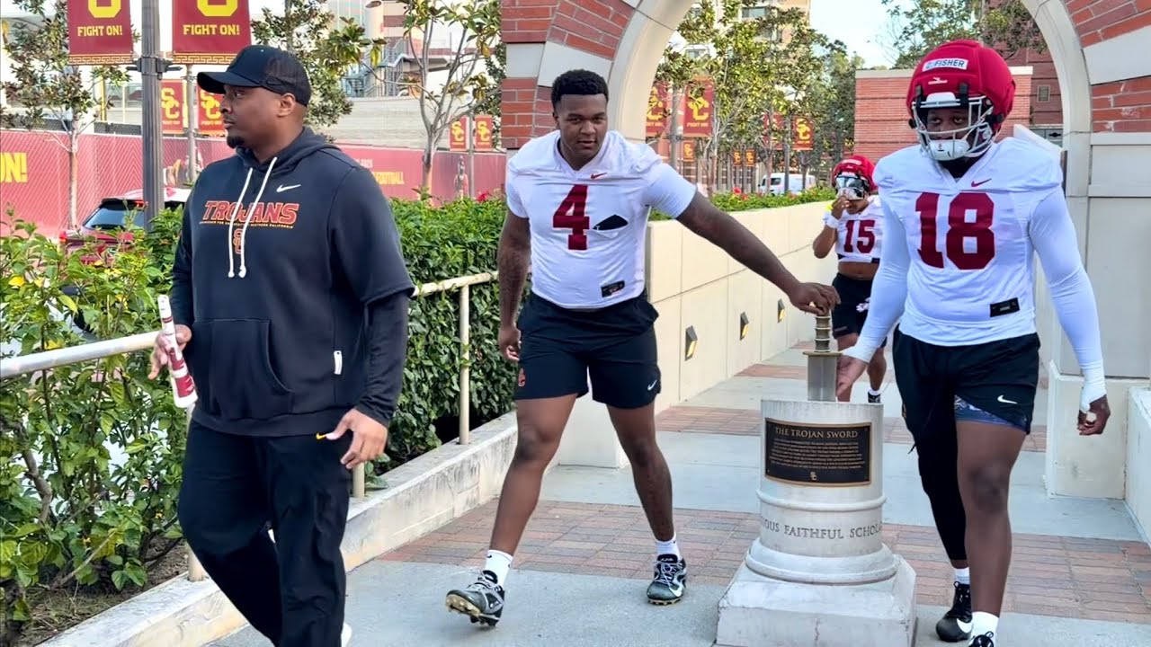 The USC Trojans Take the Field for Day One of 2026 Spring Practice 
