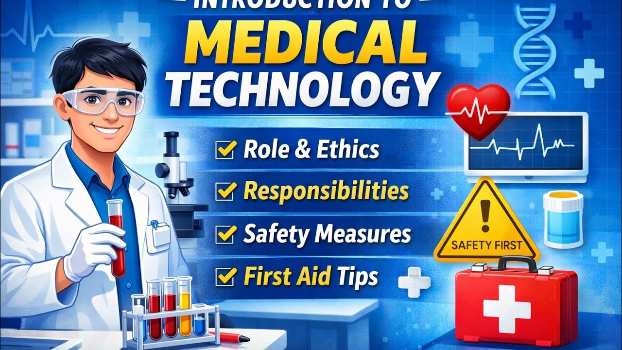Introduction to Medical Technology , lab technician role , Responsibilities part - 1