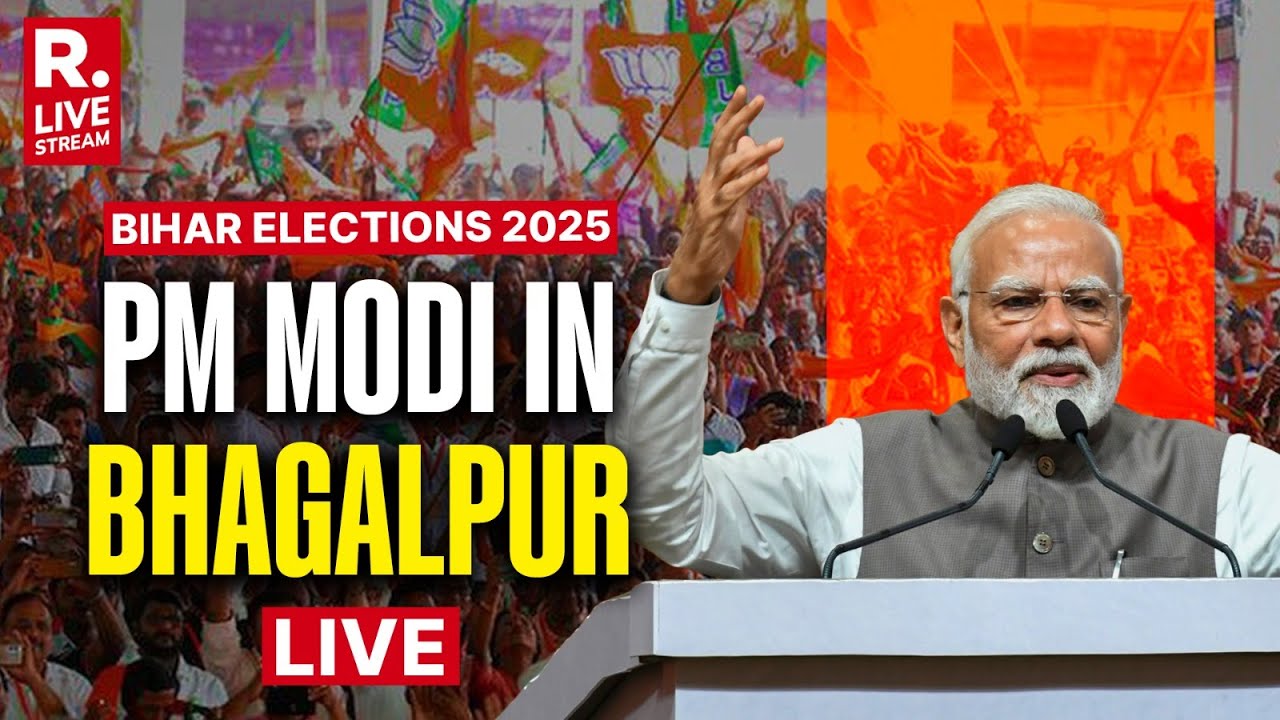 Bihar Election LIVE: PM Narendra Modi Addresses Public Rally In Bhagalpur, Bihar | NDA Vs INDIA Bloc