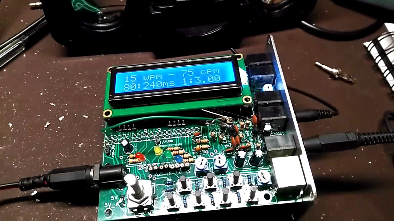 K5BCQ v2 K3NG Keyer Sine Wave