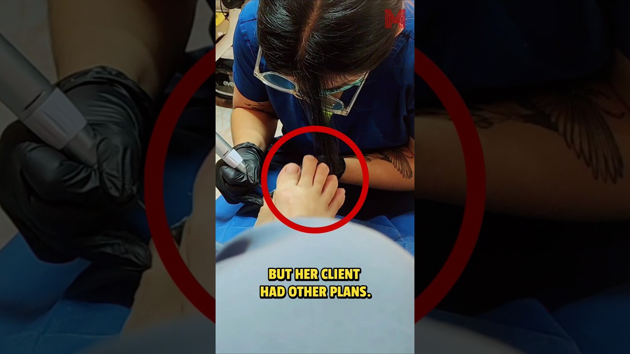 Pedicure Gone Wild Moment 🤣